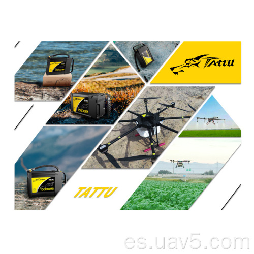 Tattu agrícola rociador batería de drones 12s 15c 16000 mAh